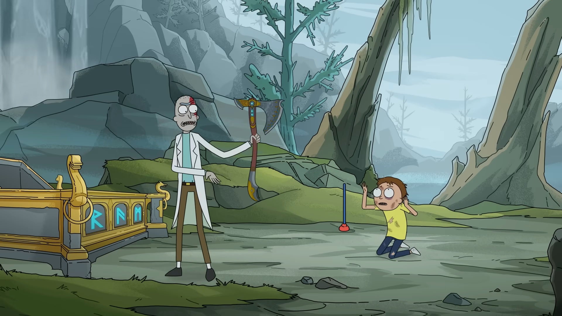 I've got to admit, this Rick and Morty ad for God of War Ragnarok is pretty funny